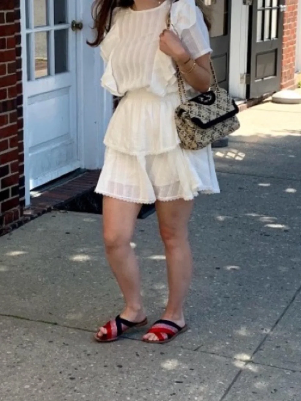Shabby Chic Ruffled Mini Dress - Picture 3 of 3